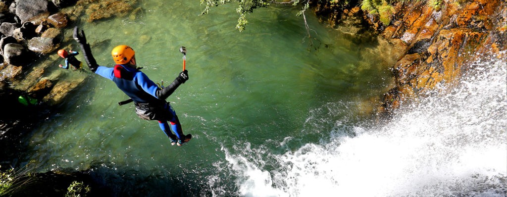 canyoning chamonix, vallorcine