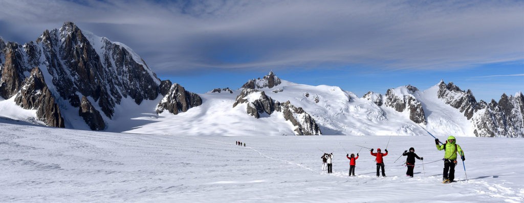 Découverte à la carte col du géant chamonix séminaires